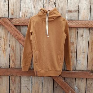 Ampersand Avenue Womens Hoodie Size S Clay Drawstring